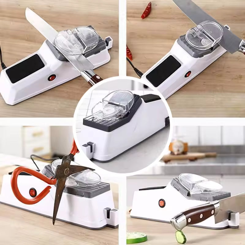 Electric Knife Sharpener with Precision Grinding